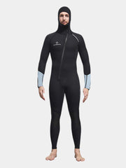 DIVE & SAIL 3MM Hooded One-Piece Front Zip Thermal Scuba Wetsuit