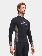 DIVE & SAIL Quick-Dry Sun-Proof Long-Sleeve Two-Piece Dive Skin Swimwear