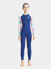 DIVE & SAIL Girls Long Sleeve Quick-Dry Sun-Protective Swimwear
