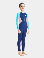 DIVE & SAIL Girls Long Sleeve Sun Protection Swimsuit