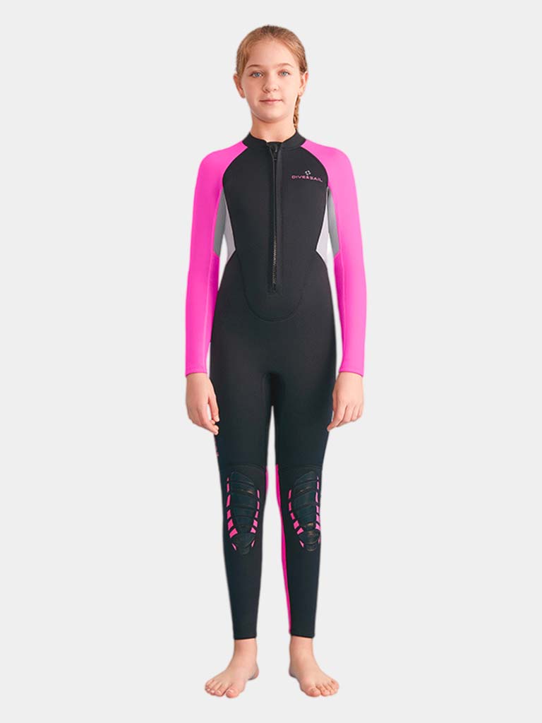 Dive & Sail Youth 2.5MM Long Sleeve Thermal Wetsuit for Snorkeling Surf