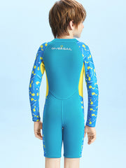 DIVE & SAIL Boys 2.5MM Neoprene Long Sleeve Front Zip Wetsuit