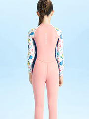 DIVE & SAIL Girls Long Sleeve Quick-Dry Sun-Protective Swimwear