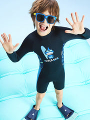 DIVE & SAIL Boys 2.5MM Long Sleeve Shorty Wetsuit
