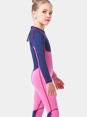 3MM Girls Full Length Long Sleeve Wetsuit Purple