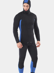MYLEDI 3mm Men's 2 Piece Closed Cell Hooded Wetsuit