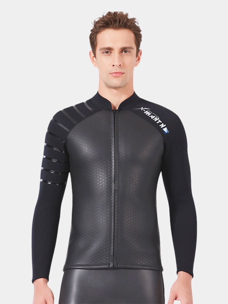 DIVE SAIL 3MM Smooth Skin Wetsuit Jacket Black Men