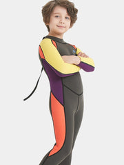 DIVE & SAIL One Piece 2.5MM Long Sleeve Snorkeling Wetsuit for Boys