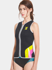 DIVE SAIL Women 3MM Sleeveless Wetsuit Vest Black