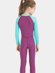 Dive Sail One Piece Full Body Wetsuit for Children Back