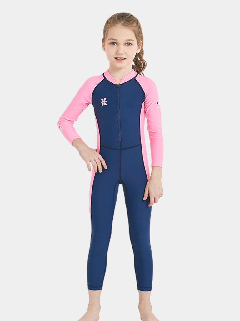 Dive Sail One Piece Full Body Wetsuit for Children Blue