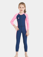 Dive Sail One Piece Full Body Wetsuit for Children Blue