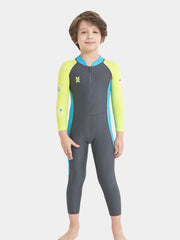 Dive Sail One Piece Full Body Wetsuit for Children Grey