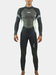 HISEA 3MM Mens Long Sleeve Full Snorkeling Wetsuit Grey