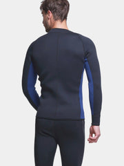 MYLEDI Men's 3mm Long Sleeve Wetsuit Top Jacket