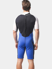 MYLEDI Mens One Piece Back Zip 3mm Shorty Wetsuit