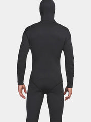 MYLEDI Men Two Piece Hooded Wetsuit Black Back