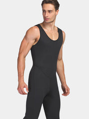 MYLEDI Men Two Piece Hooded Wetsuit Black