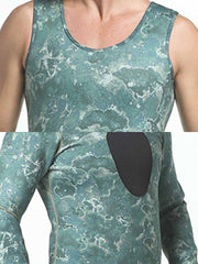 MYLEDI Reef Pattern Men 3mm Camo Wetsuit Detail