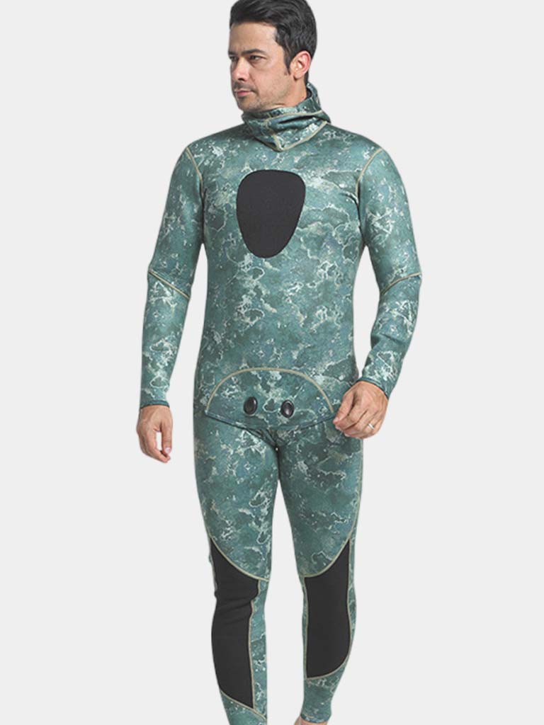 MYLEDI Reef Pattern Men Camo Wetsuit