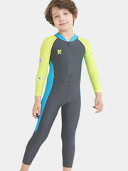 One Piece Full Body Wetsuit for Children Grey