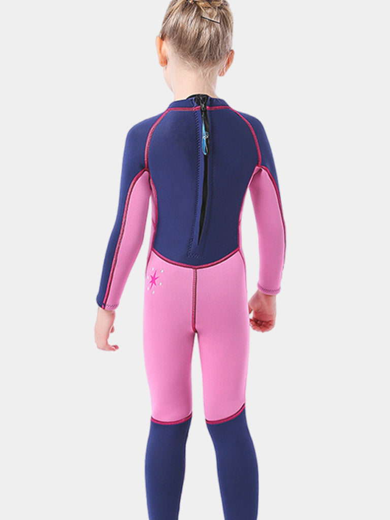 SLINX 3MM Girls Full Length Long Sleeve Wetsuit Back
