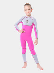 SLINX 3MM Girls Full Length Long Sleeve Wetsuit Pink