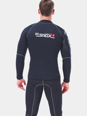 SLINX 5MM Neoprene Unisex Wetsuit Jacket, Black