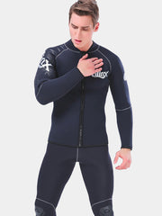 SLINX 5MM Neoprene Unisex Wetsuit Jacket, Black