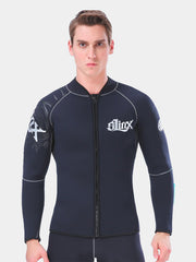SLINX 5MM Neoprene Unisex Wetsuit Jacket, Black