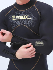 SLINX Men's 5mm Plus Size Wetsuit with Towel Lining