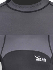 Yon Sub 3mm Men's Long Sleeve Back Zip Full Wetsuit