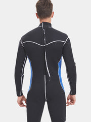 YonSub Mens 3MM Long sleeve Full Wetsuit Back