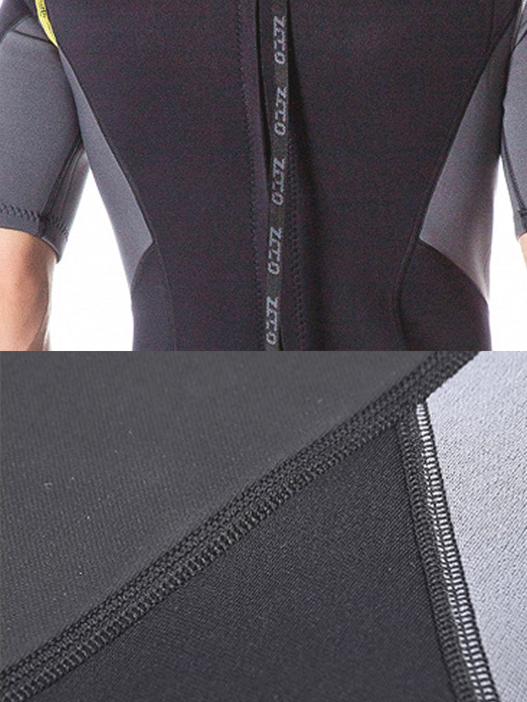 ZCCO Men Short Sleeve Wetsuit Details