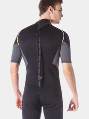 ZCCO Men Short Sleeve Wetsuit WNM037 Back