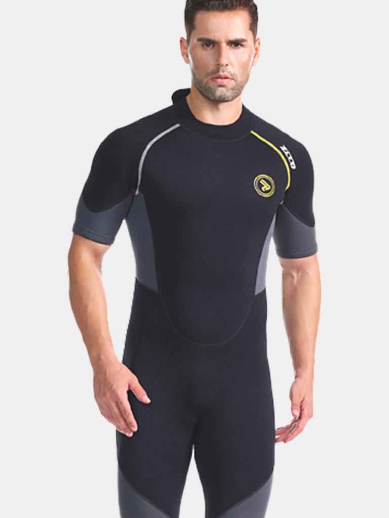 ZCCO Men Short Sleeve Wetsuit WNM037 Front